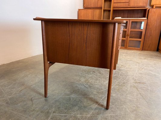 Danish Teak Desk attributed to Svend Aage Madsen for HP Hansen