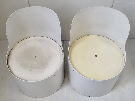 Space Age Tomotom Chairs in Cardboard Tube by Bernard Holdaway