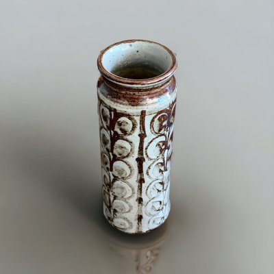 Danish Ceramic Vase by L. Hjorth for sale at Pamono
