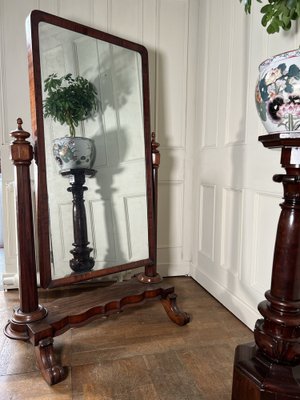 Large Victorian Cheval Dressing Mirror for sale at Pamono
