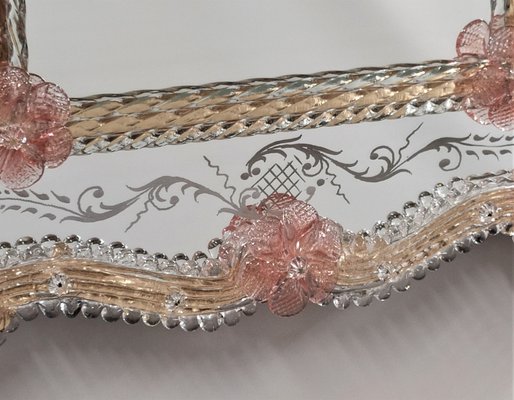 Venetian Mirror Murano Glass 