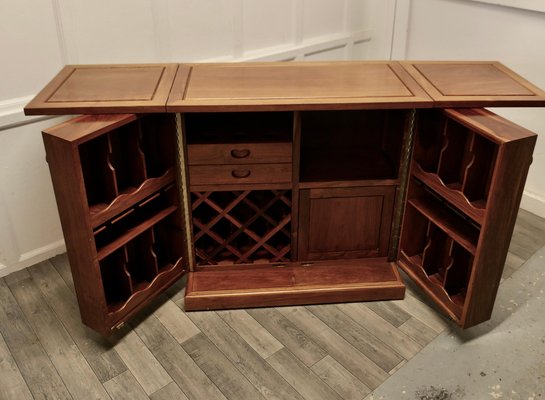 Mid Century Metamorphic Rolling Bar Cabinet 1960 for sale at Pamono