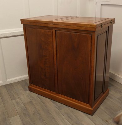 orders sale Mahogany Armoire with piano hinge doors and two