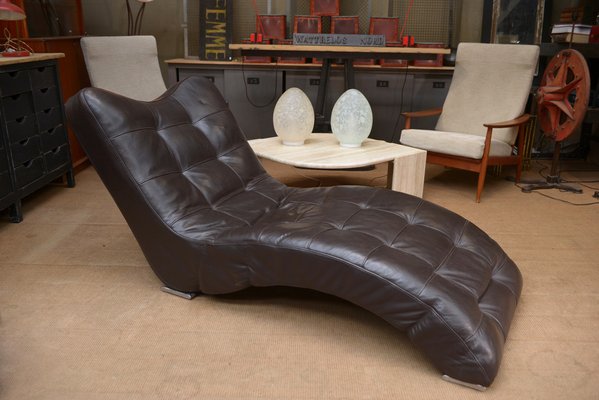 Leather chaise online lounges