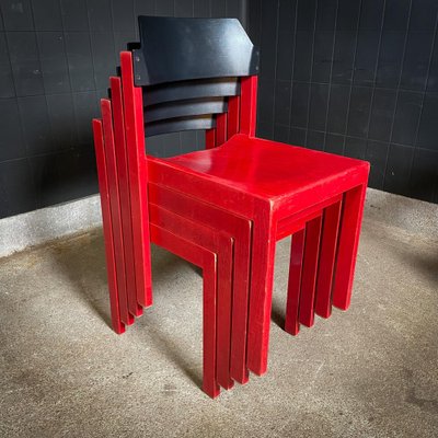 Large Vintage Wooden Canto Chair by Schlapp Möbel for sale