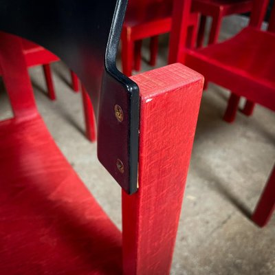 Large Vintage Wooden Canto Chair by Schlapp Möbel for sale