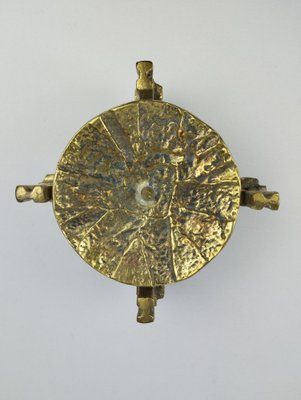 Brutalist Candleholder in the style of Giuseppe Gallo, 1970s for
