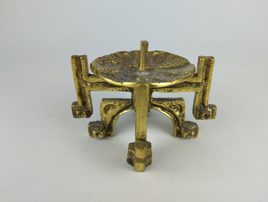 Brutalist Candleholder in the style of Giuseppe Gallo, 1970s for