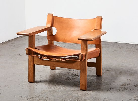 Spanish Lounge Chair by Borge Mogensen for Fredericia, Denmark Spanish Lounge Chair by Borge Mogensen for Fredericia, Denmark