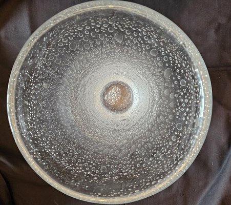 DAUM FRANCE Grand Vase en Cristal Col Polylobé Chantourné 32
