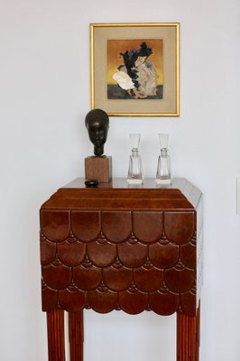 2er kaufen Parfümflaschen Pamono Set 1930er, Val-Saint-Lambert, bei Kristallglas aus von