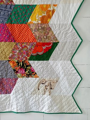 Quilt Clara I Patchwork Blanket by Dawitt for sale at Pamono