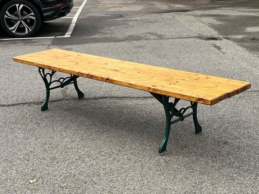 Cast iron bench sales set