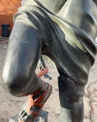 Bronze Bär Statue mit Zigaretten und Zigarettenanzünder bei Pamono kaufen
