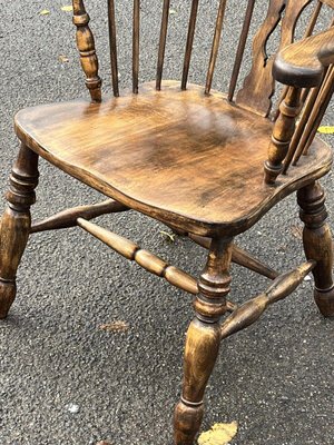 Vintage Windsor Oak Chair for sale at Pamono