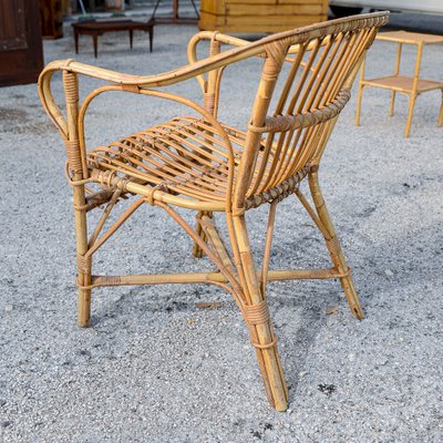 Italian Bamboo Chair, 1970