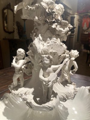18th Century Italian Capodimonte White Glazez Porcelain