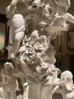 18th Century Italian Capodimonte White Glazez Porcelain