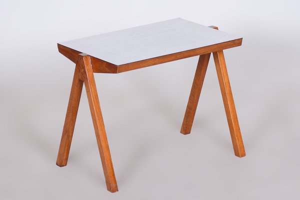Small Mid Century Czech Side Table in Beech 1950s for sale at Pamono