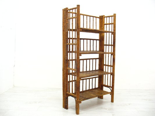 Bamboo Display Cabinet 1970s for sale at Pamono