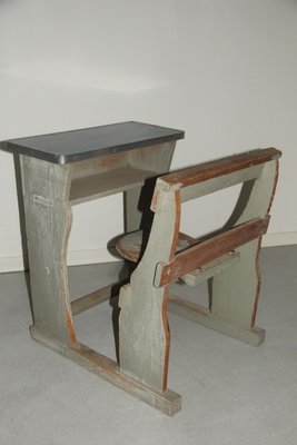 Lacquered Wooden School Bench 1950s For Sale At Pamono
