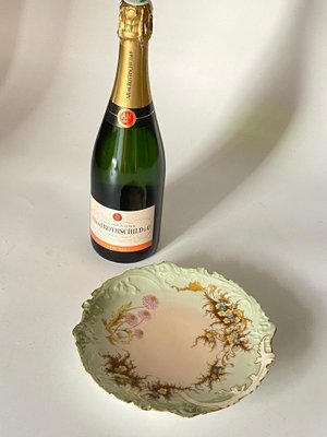 Limoges Porcelain Plate from Leon Sazerat, France, 1860 for sale