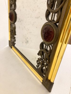 Specchio da scrivania, Italia, anni '70 in vendita su Pamono