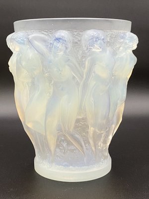 Bacchante Vase in Opal Glass from R.Lalique, 1927 for sale at Pamono