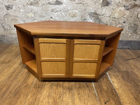 Squares Teak TV Cabinet from Nathan 1960s for sale at Pamono