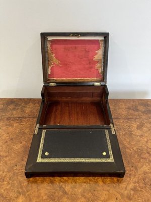 Victorian Tunbridge Ware Inlaid Writing Box, 1860s for sale at Pamono