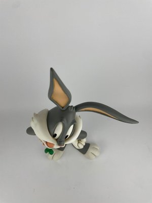 FIGURINE Bugs Bunny Miroir WARNER BROS LOONEY TUNES 2003 EDITIONS ATLAS STATUE
