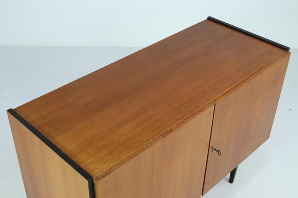Small brown cheap cabinet with doors