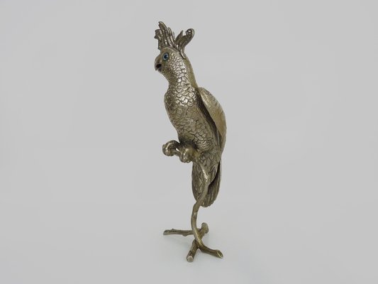 Statue De Perroquet Double Sur Anneau De Fer,Statues Et Sculptures D