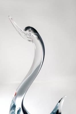Murano Glass Swan by Seguso, Italy for sale at Pamono