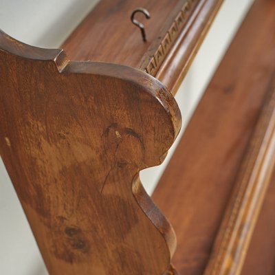 Vintage Wooden Plate Rack
