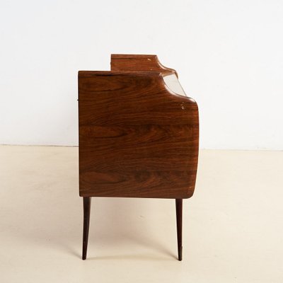 Vintage Brown Credenza 1960s