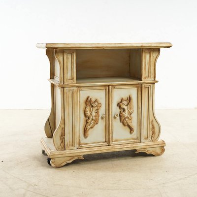 Vintage White TV Cabinet for sale at Pamono