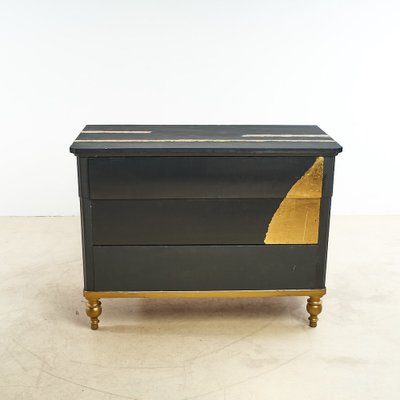 green emerald velvet dress Kendall 6-Drawer Dresser Black and Gold