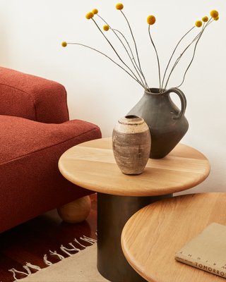 Slippers Cove Armless Seat in Espresso Velvet by Fred Rigby Studio