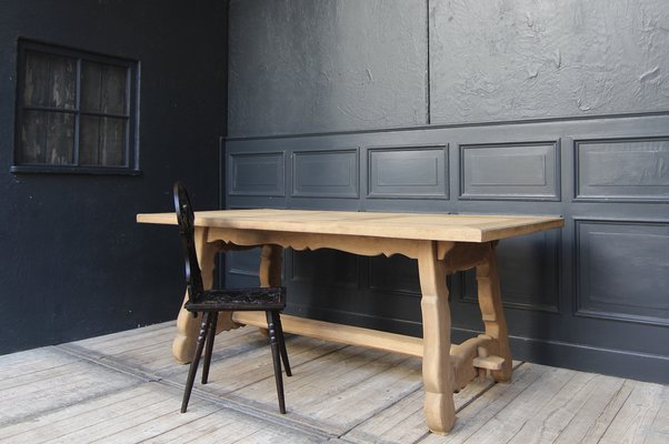 Provincial oak 2024 dining table