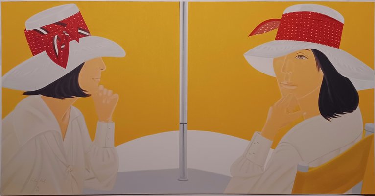 アート・デザイン・音楽 Alex Katz Alex Katz Modernist Framed Pop Art Offset Lithograph Print