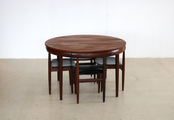 Vintage Danish Dining Room Set by Hans Olsen for Frem R jle 1960s