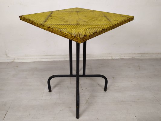 Vintage Garden Bistro Table by Mathieu Mategot 1960s