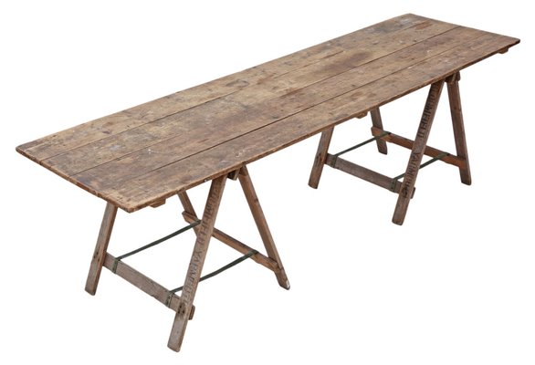 Old trestle table discount