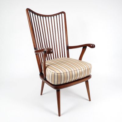 fauteuil vintage scandinave en palissandre en vente sur pamono