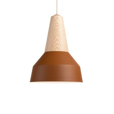 Eikon Basic Amber Pendant Lamp in Ash from Schneid Studio for sale
