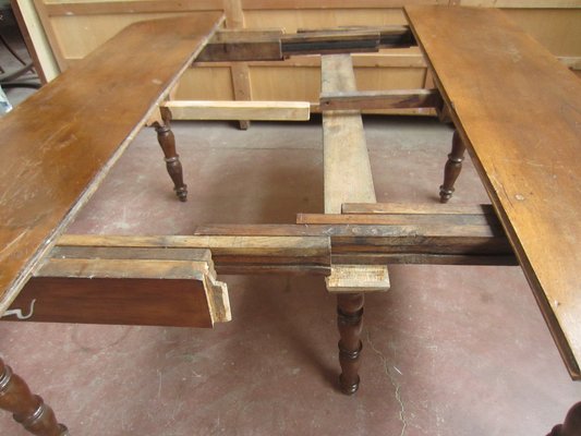 Old extendable dining table online