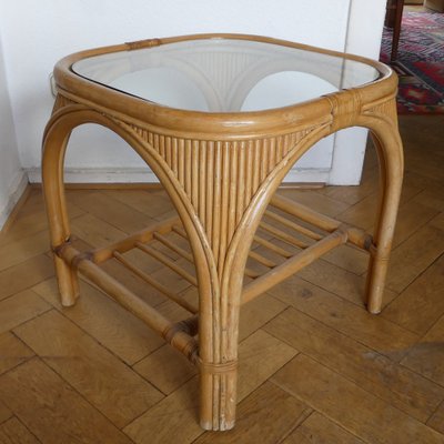 Bambus Beistelltisch, 1960er bei Pamono kaufen