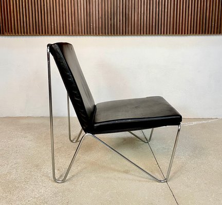 Danish Bachelor Lounge Chair with Leather Cushion Pads by Danish Bachelor Lounge Chair with Leather Cushion Pads by