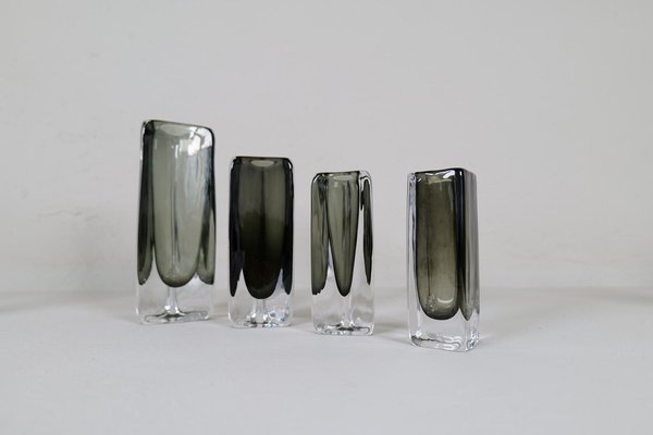Mid-Century Swedish Art Glass by Nils Landberg Orrefors, 1950s